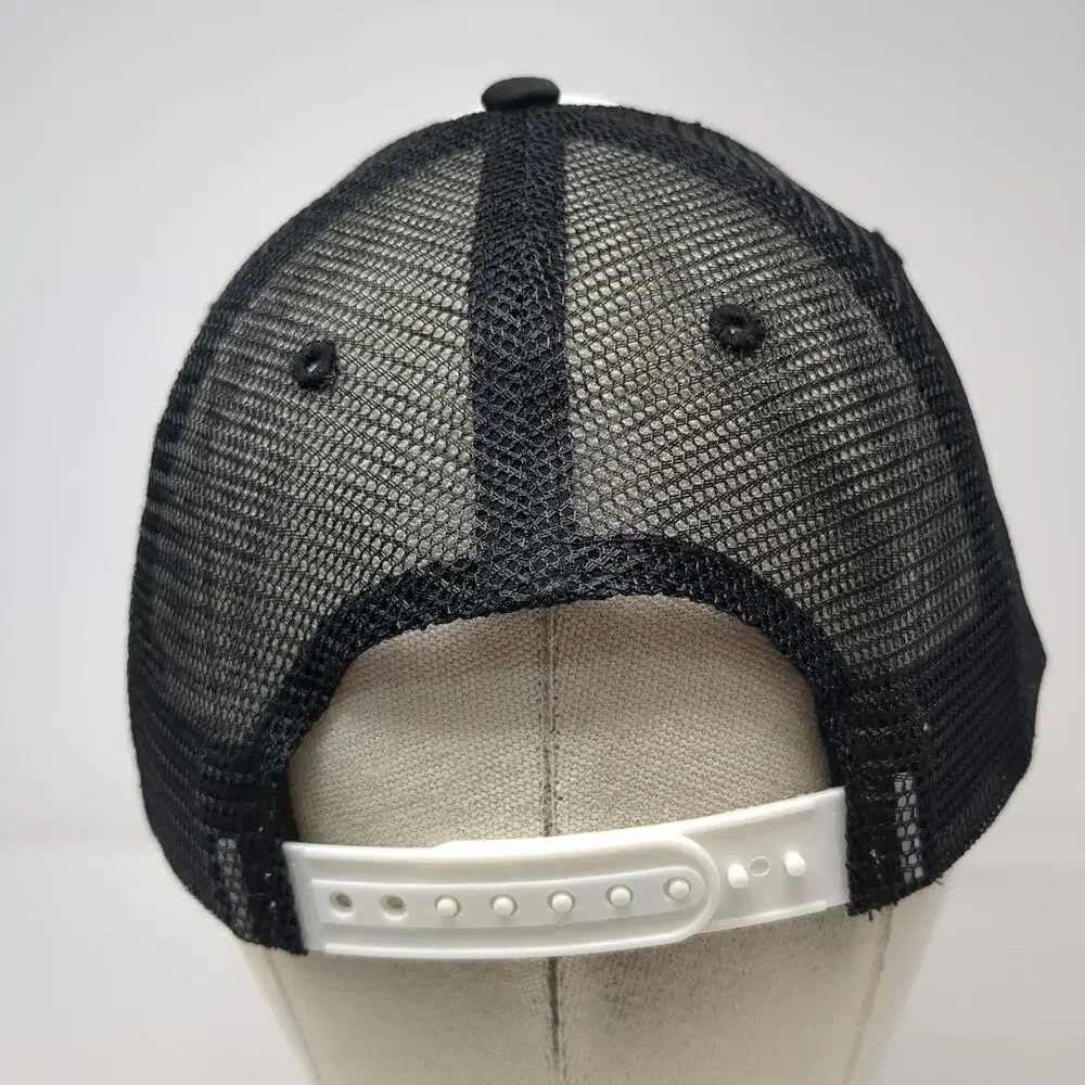 Gone Squatchin' Trucker Hat Black One Size Mesh Back Foam Front Bigfoot Graphic